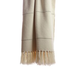 Grey Multicolor Stripe Throw Blanket