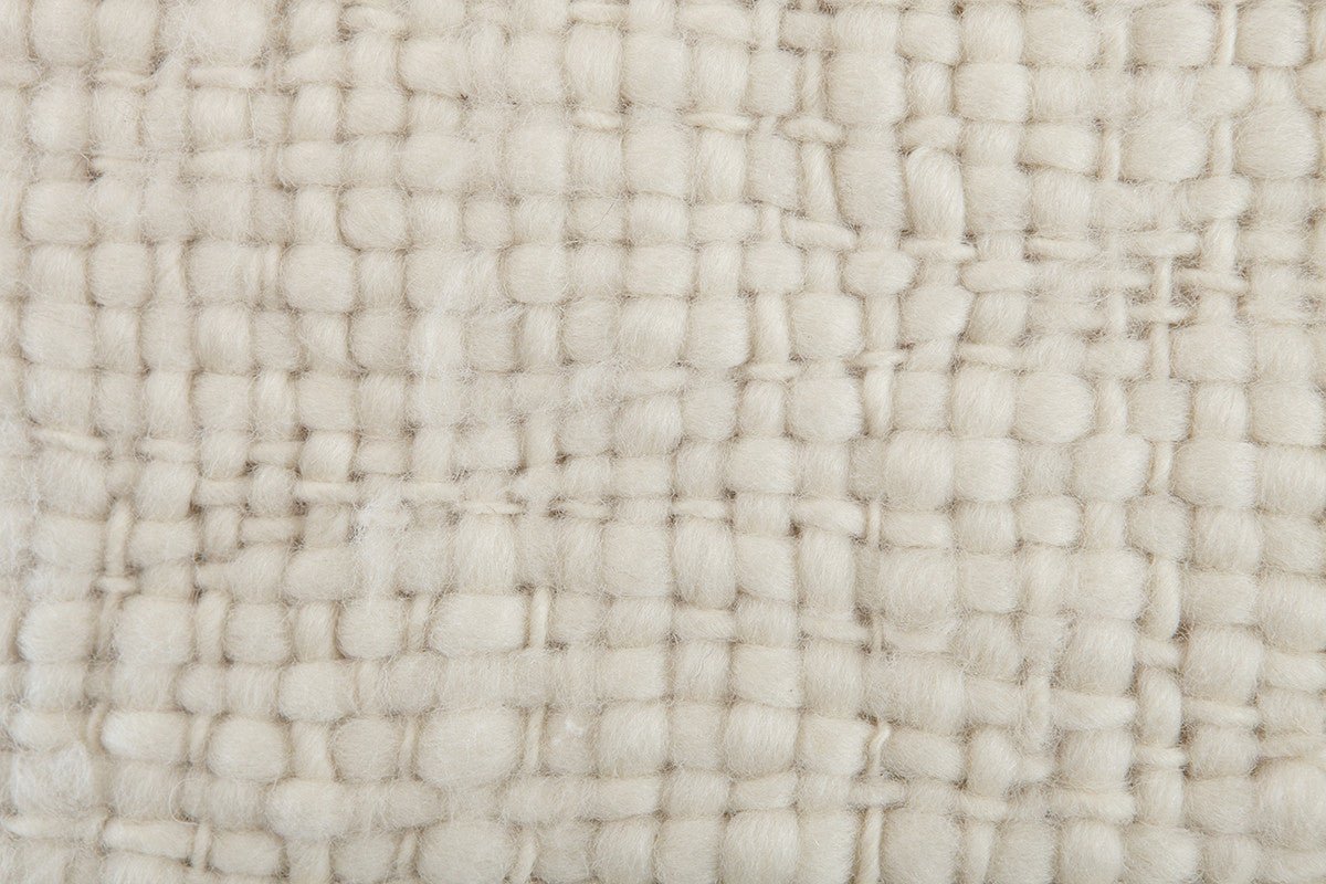 Flame Pattern Natural Wool Lumbar Pillow - Image 5